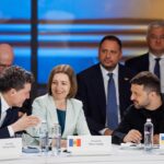 Imagini grăitoare de la Odesa – Maia Sandu, între Nicușor Dan și Volodimir Zelenski: „Să fim generația care a stat ferm și a protejat pacea”