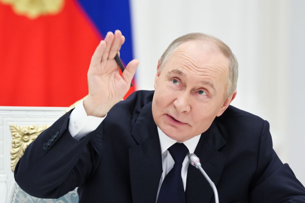 President Putin Meets With Russian Business Leader