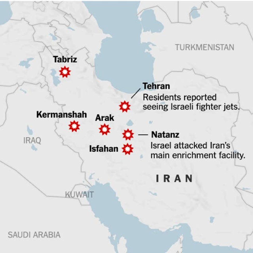 orase iraniene atacate Israel