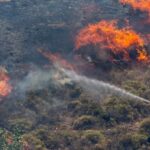 Un incendiu de vegetație face ravagii lângă Atena. Localnicii au fost îndemnați să se evacueze (Foto & Video)