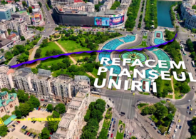 Începe haosul în centrul Bucureștiului. Lucrările la planșeul Unirii blochează de sâmbătă o arteră principală