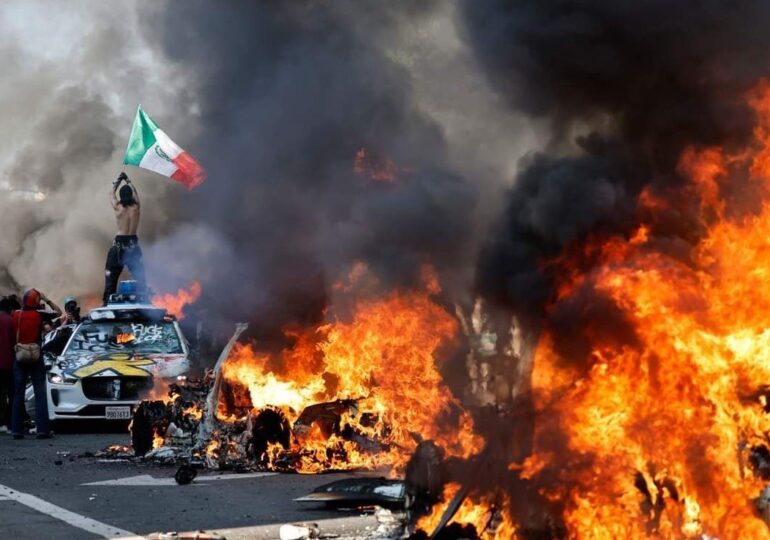 Trump trimite încă 2.000 de soldați în Los Angeles, protestele violente se extind (Foto &Video)