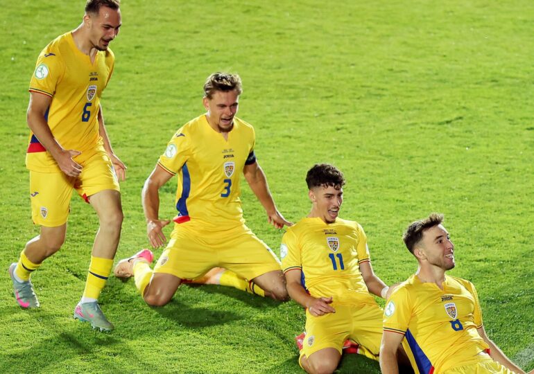 EURO U19: România câștigă clar cu Danemarca și se califică în semifinale