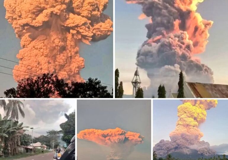 Vulcanul Lewotobi din Indonezia a erupt. Coloana de cenușă s-a ridicat până la 10.000 de metri (Video)