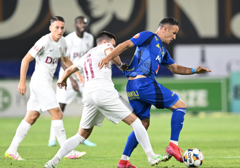 Superliga: CFR Cluj se impune dramatic cu Unirea Slobozia