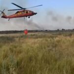 Incendiul de la Chilia s-a reaprins. Ar fi fost declanșat de o pasăre electrocutată