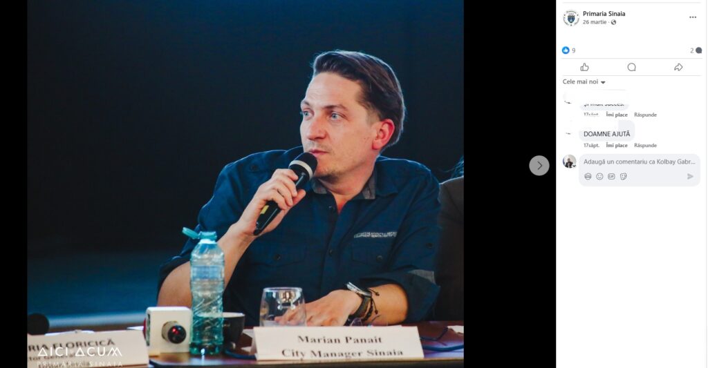 Citymanagerul Marian Panait
