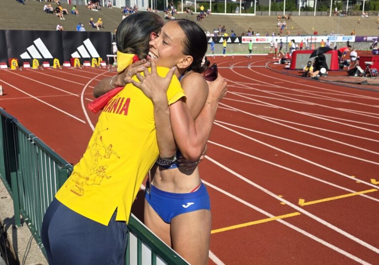 Alexia Dospin, medaliată cu aur în proba de triplusalt la Campionatele Europene U-23