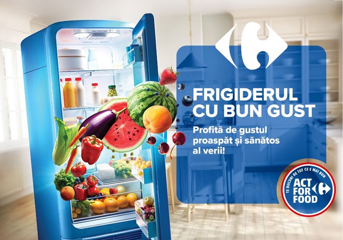 Carrefour lansează Frigider cu Bun Gust - inițiativa care aduce savoare în frigider și diversitate sănătoasă în alegerile alimentare