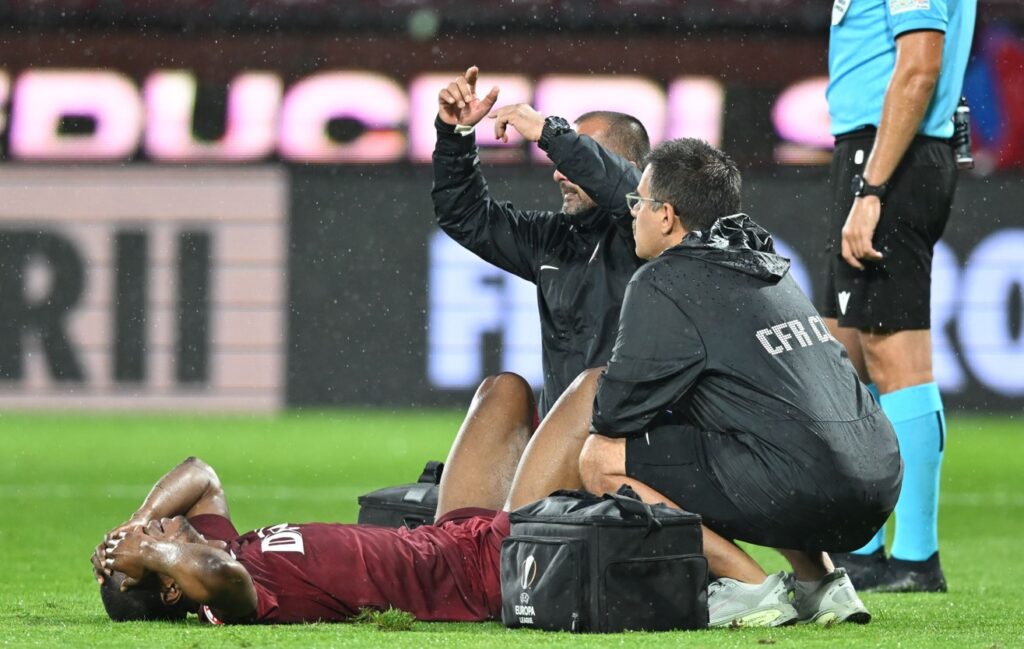 Mohammed Kamara a aflat verdictul medicilor după accidentarea din CFR Cluj – Paksi