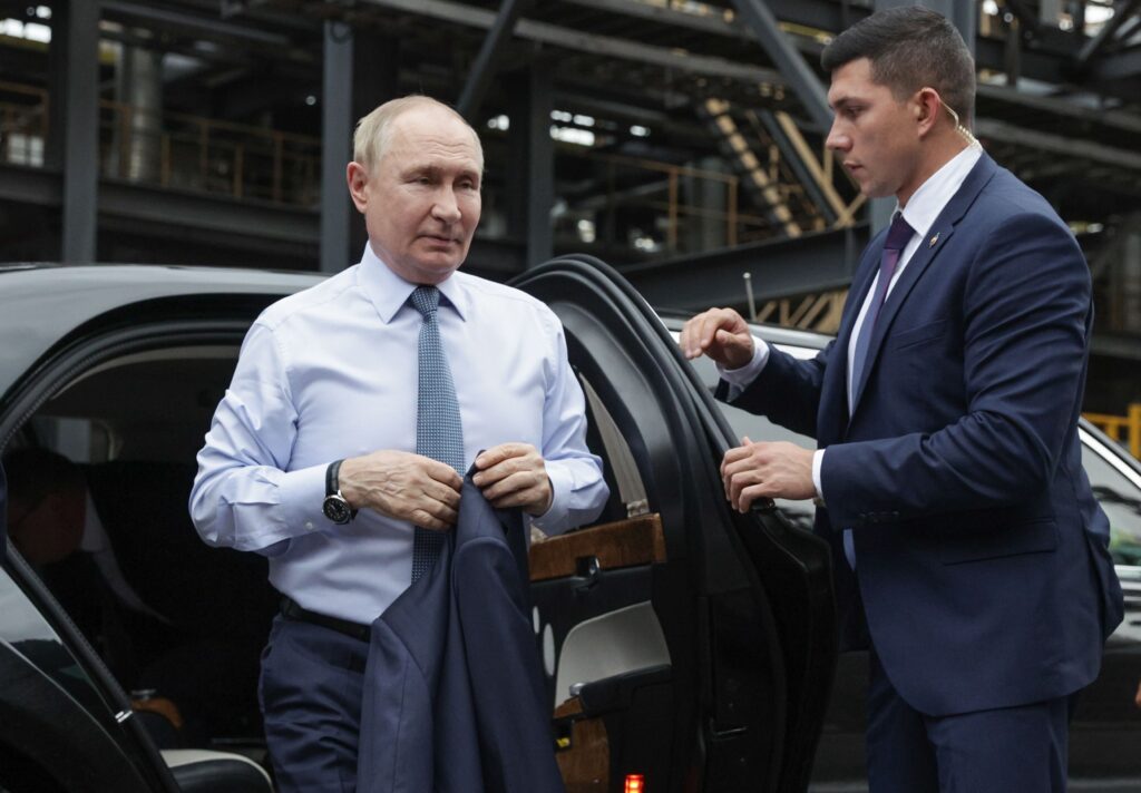 Russia's President Putin visits Magnitogorsk