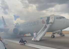 Incident la decolare în Denver: un pasager rănit, evacuare de urgență pe tobogane (Foto&Video)