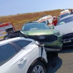 Carambol pe Autostrada Soarelui. Traficul a fost restricționat