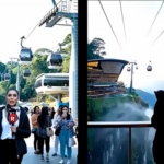 They traveled for hours on end for a cable car ride in a place where such a thing does not exist