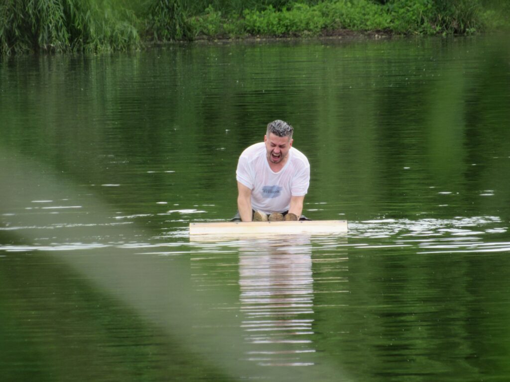distrugerea insulei pentru pasari din Parcul Tiner