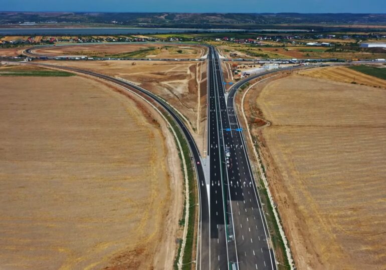 Cel mai lung traseu rutier de mare viteză din România devine realitate: Se deschide complet Drumul Expres Craiova-Pitești (Video)