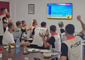 FCSB, cu ochii pe David Popovici: Roș-albaștrii au aclamat succesul campionului în proba de 200 m liber <span style="color:#990000;">Video</span>