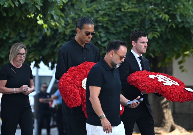Diogo Jota și fratele său au fost înmormântați în Portugalia (Foto&Video)
