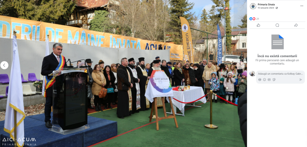 inaugurare scoala 15 ianuarie