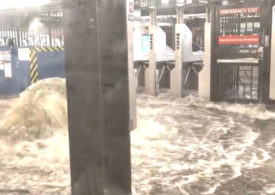 Inundații la New York: Apa a năvălit la metrou, stare de urgență în apropierea metropolei (Video)