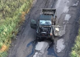 Doi luptători români au fost răniți în Ucraina de o dronă-mină rusească