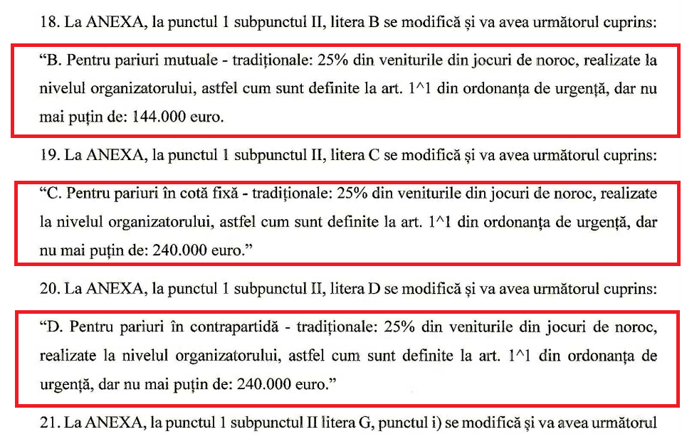 modif taxare venituri jocuri de noroc lege Cdep