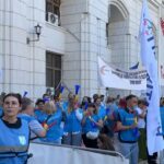 Bugetarii de la Finanțe și ANAF protestează: Nu noi trebuie să plătim austeritatea! (Video)