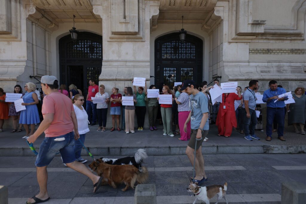 BUCURESTI - BUGETARI - PROTEST - PRIMARIA GENERALA