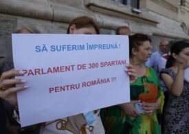 O nouă zi de proteste ale bugetarilor în țară: Nu ne mai huliți! Vrem reformă corectă! Amenințări cu blocarea unui drum european