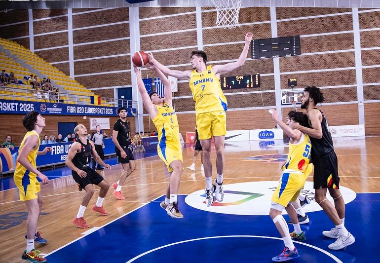 România s-a clasat pe locul 11 la EuroBasket U20