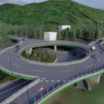 Un sens giratoriu suspendat va fi construit pe DN1, la Predeal (Video)