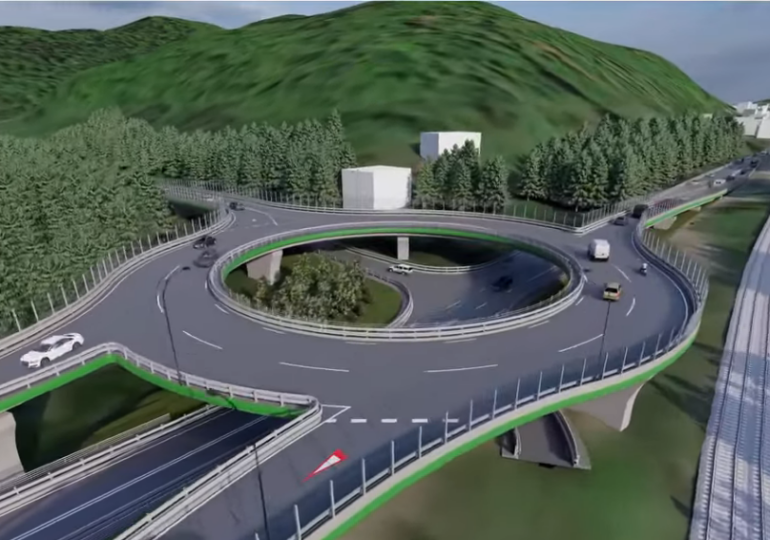 Un sens giratoriu suspendat va fi construit pe DN1, la Predeal (Video)