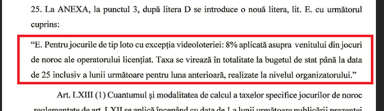 taxa loto