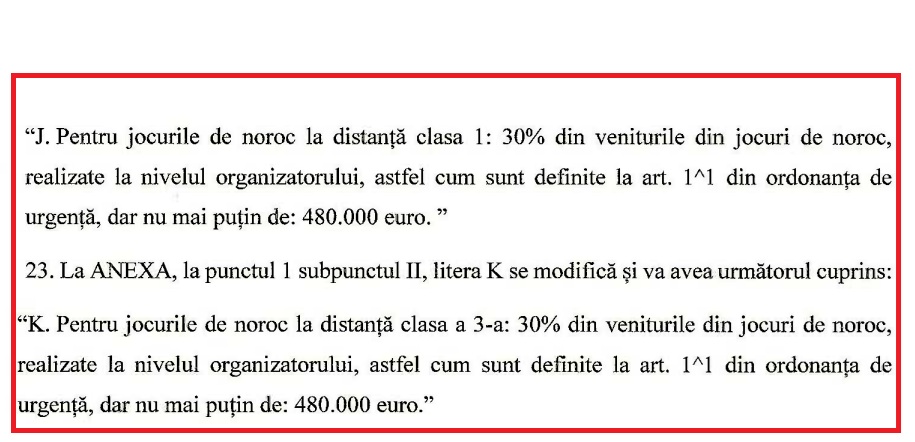 taxare jocuri de noroc online 30