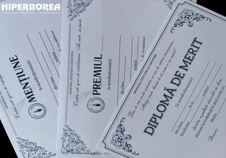 Vară, vară, dar școala nu doarme. Cum să te pregătești din timp cu diplome școlare de la Hiperborea