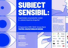 Teatrul ca spațiu de dialog: spectacolul „Subiect Sensibil: experiențele consumatorilor români în războiul împotriva drogurilor”, din 10 septembrie, la București