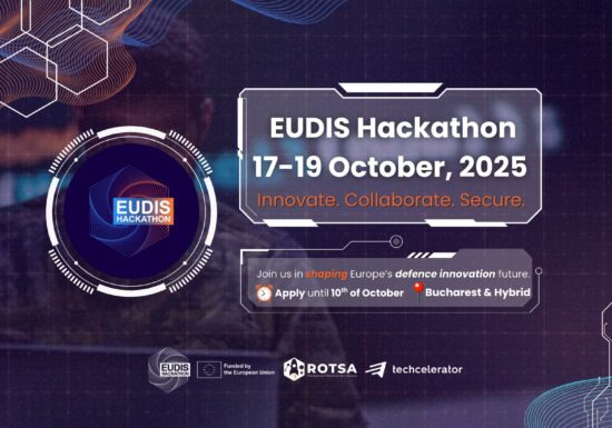 Studenți, startup-uri și inovatori pot aplica la EUDIS Hackathon - competiția europeană pentru soluții digitale în apărare și spațiu