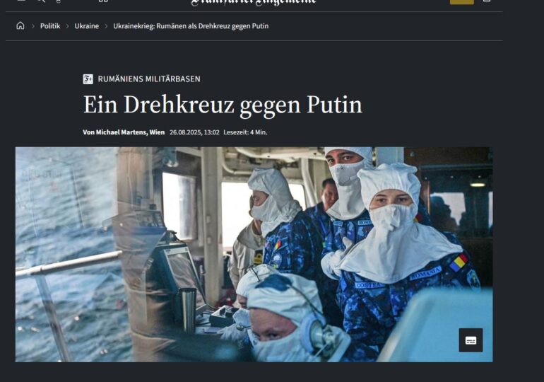 Presa germană: România, avanpost NATO în fața Rusiei