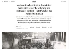 Presa elvețiană: Antisemitism "cool", noua modă în România