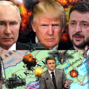 Vladimir Putin, Donald Trump, Volodimir Zelenski