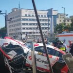 Fiul lui Mihai Leu, implicat într-un accident grav în Timișoara Super Rally (Video)
