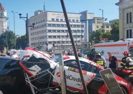 Fiul lui Mihai Leu, implicat într-un accident grav în Timișoara Super Rally (Video)