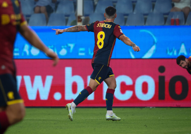 Italian press, at the feet of Nicușor Stanciu, after the goal scored for Genoa in the Italian Cup
