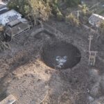 Alertă la Amara, Ialomița, după descoperirea unei pungi de gaze. Zeci de persoane evacuate, crater de 50 de metri format în oraș (Video) UPDATE