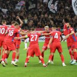 FCSB se bucura dupa gol