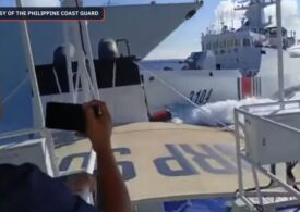 Două nave chineze care urmăreau o ambarcațiune filipineză s-au ciocnit între ele (Video)