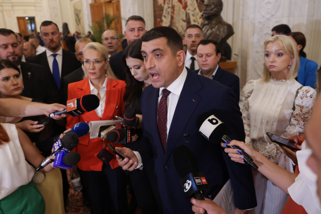 George Simion dezbatere motiuni Parlament AUR