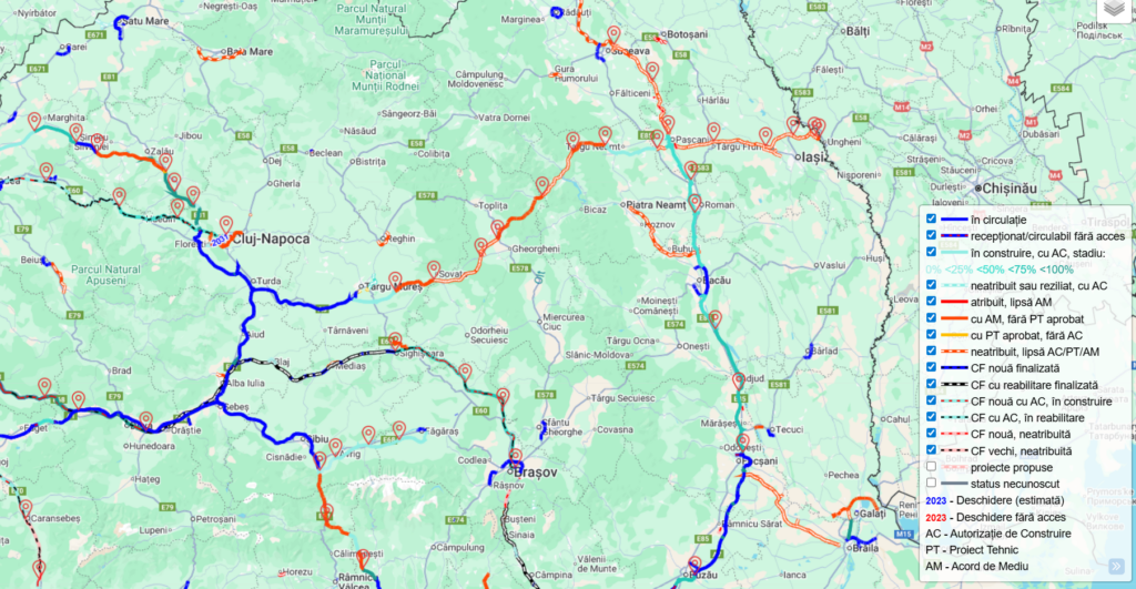 A8 harta Asociatia Pro Infrastructura