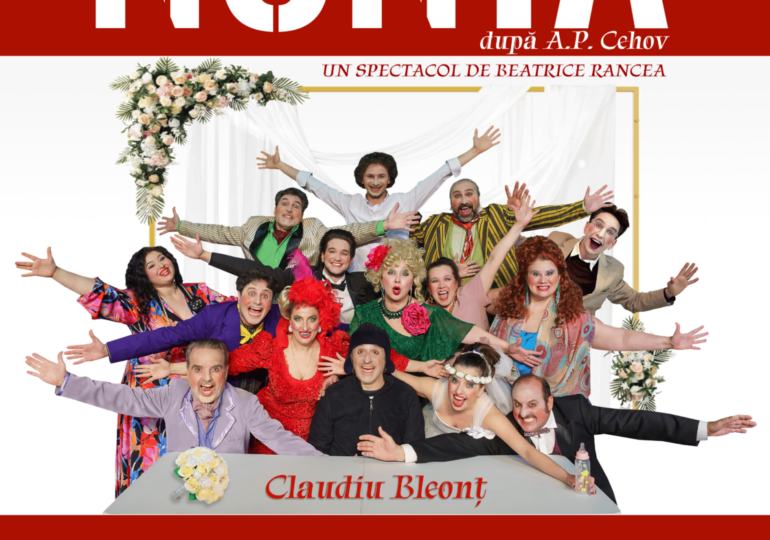 Claudiu Bleonț în „Nunta” după A.P. Cehov, în regia lui Beatrice Rancea, pe 28 septembrie la Sala Luceafărul din București