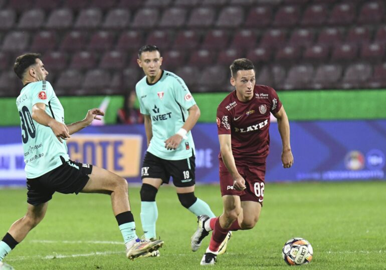 Superliga: CFR Cluj și UTA Arad, egal plin de tensiune